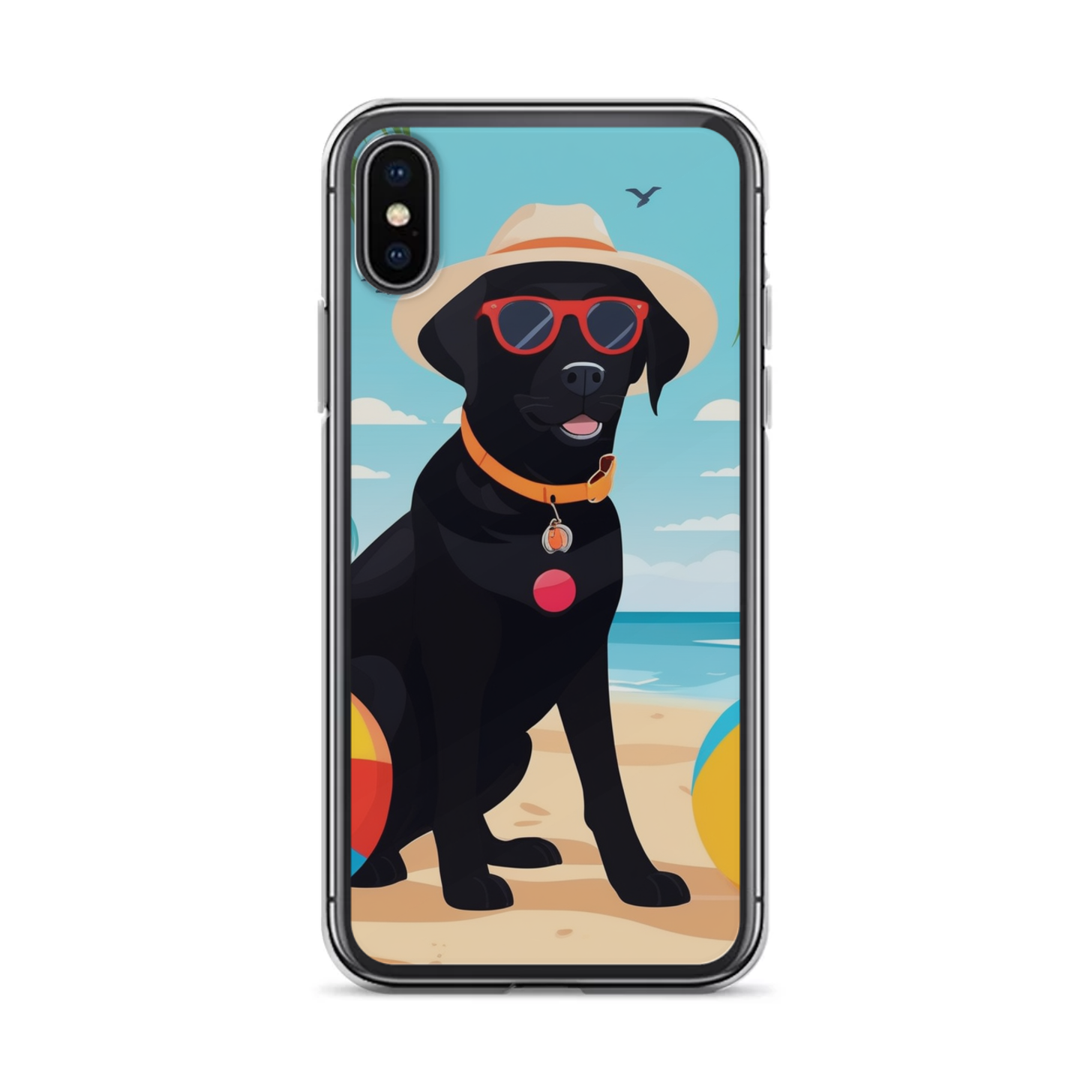 PugMug Custom Black Labrador Retriever iPhone Case