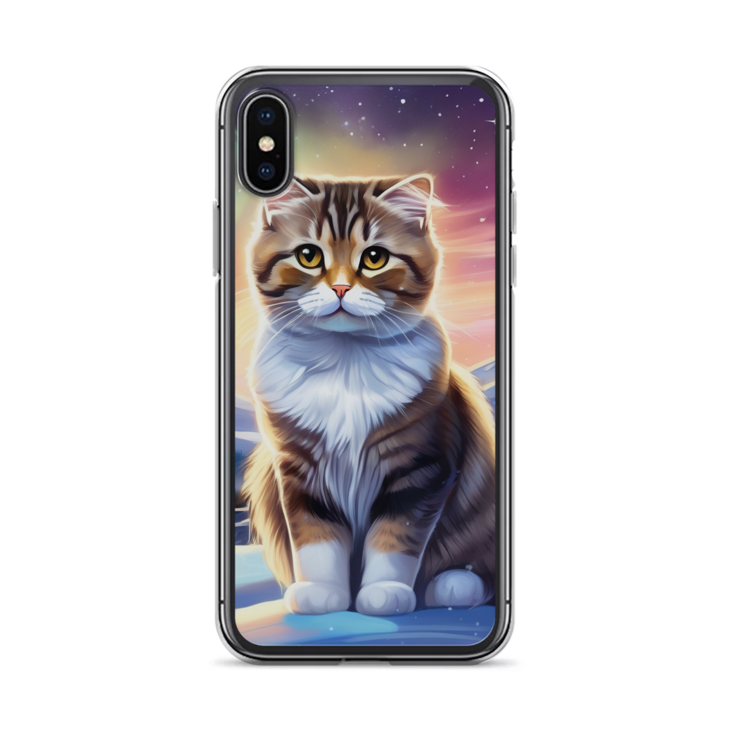 PugMug Custom Tabby Scottish Fold Cat iPhone Case