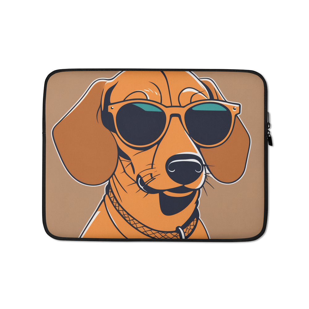 PugMug Custom Tan Dachshund Laptop Sleeve