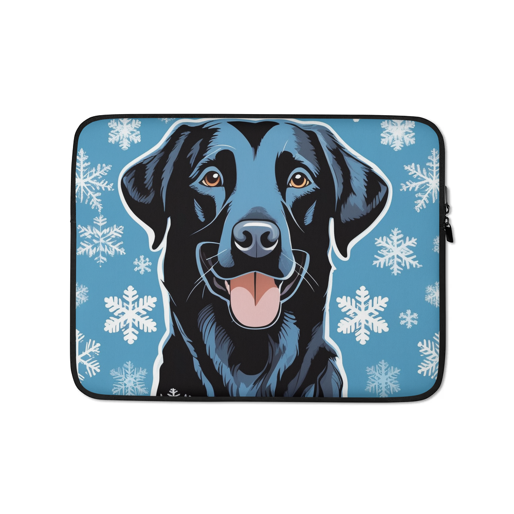 PugMug Custom Black Labrador Retriever Laptop Sleeve