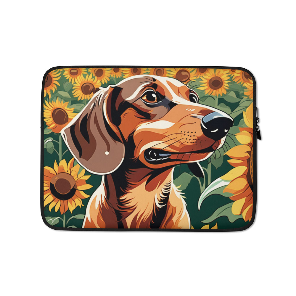 PugMug Custom Tan Dachshund Laptop Sleeve