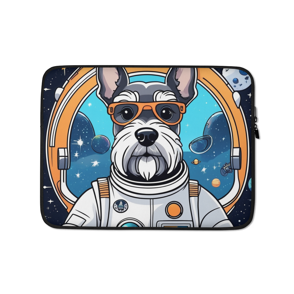 PugMug Custom Miniature Schnauzer Laptop Sleeve