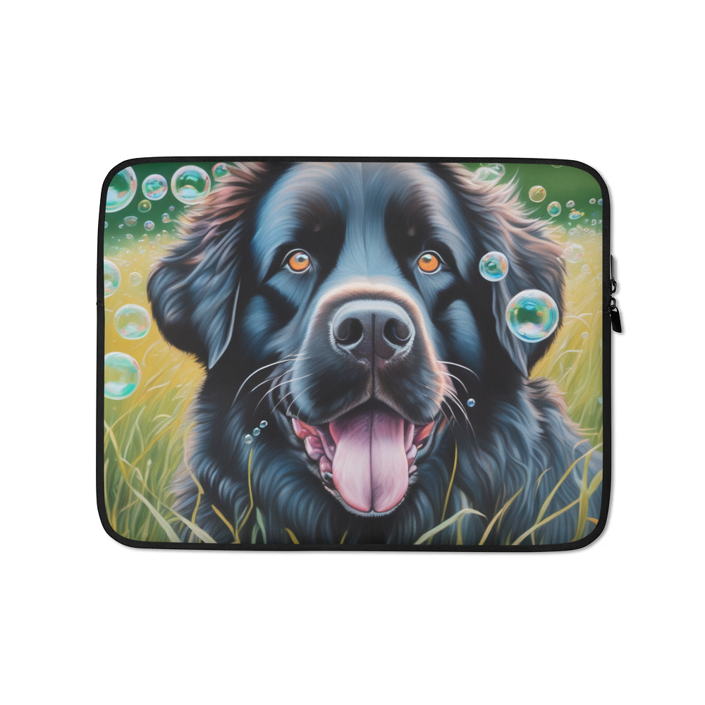 PugMug Custom Newfoundland Laptop Sleeve