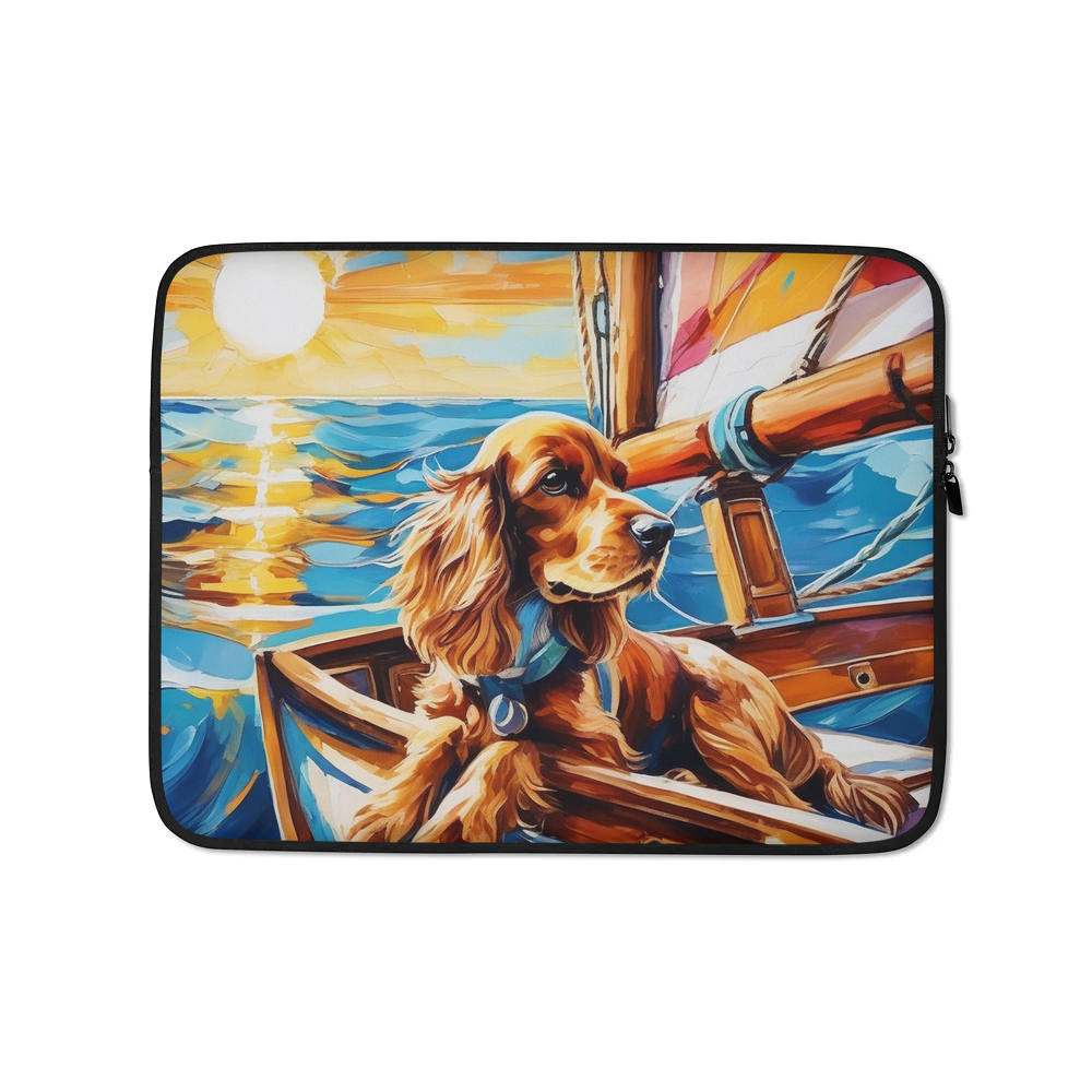 PugMug Custom Cocker Spaniel Laptop Sleeve