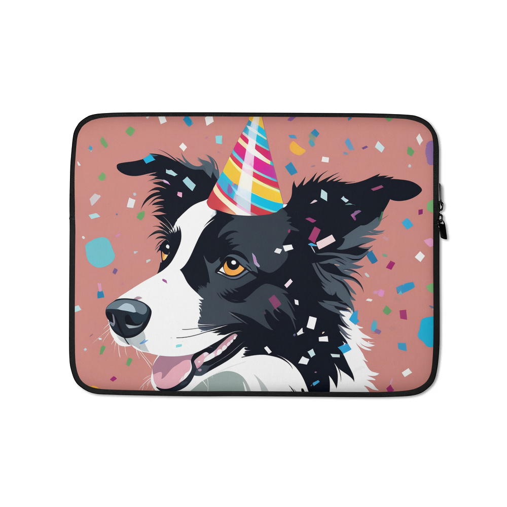 PugMug Custom Border Collie Laptop Sleeve