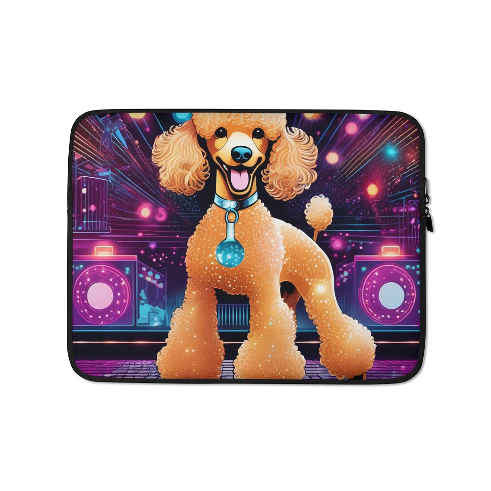 PugMug Custom Tan Poodle Laptop Sleeve