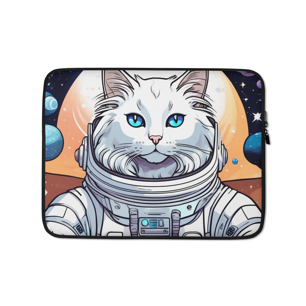PugMug Custom White Ragdoll Cat Laptop Sleeve