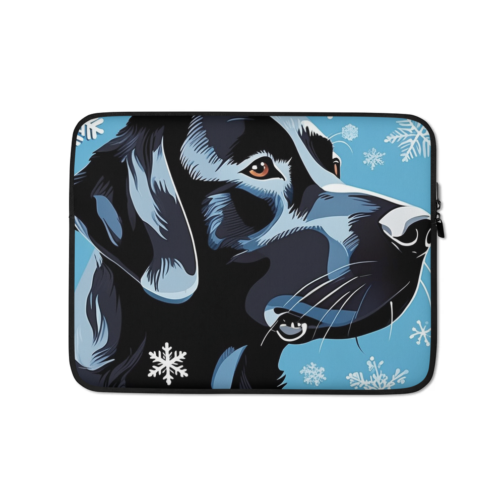 PugMug Custom Black Labrador Retriever Laptop Sleeve