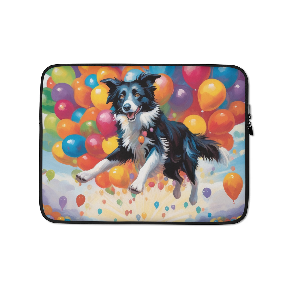 PugMug Custom Border Collie Laptop Sleeve