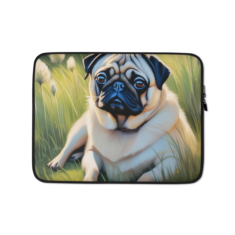 PugMug Custom Pug Laptop Sleeve