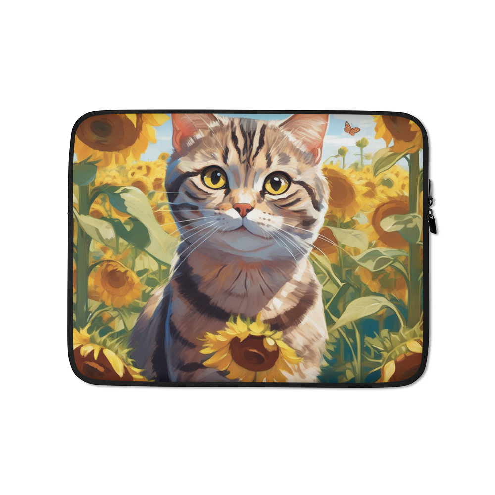 PugMug Custom Tabby Scottish Fold Cat Laptop Sleeve