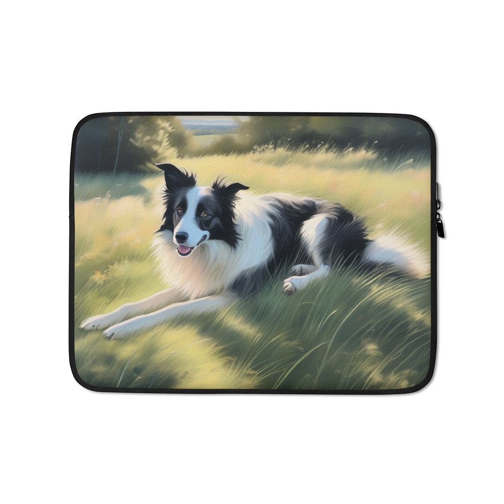 PugMug Custom Border Collie Laptop Sleeve