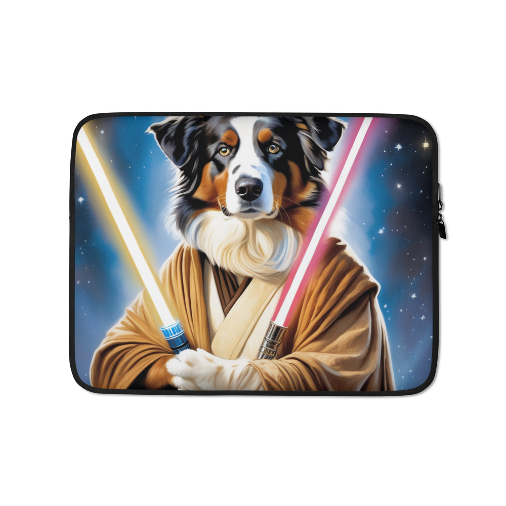PugMug Custom Australian Shepherd Dog Laptop Sleeve