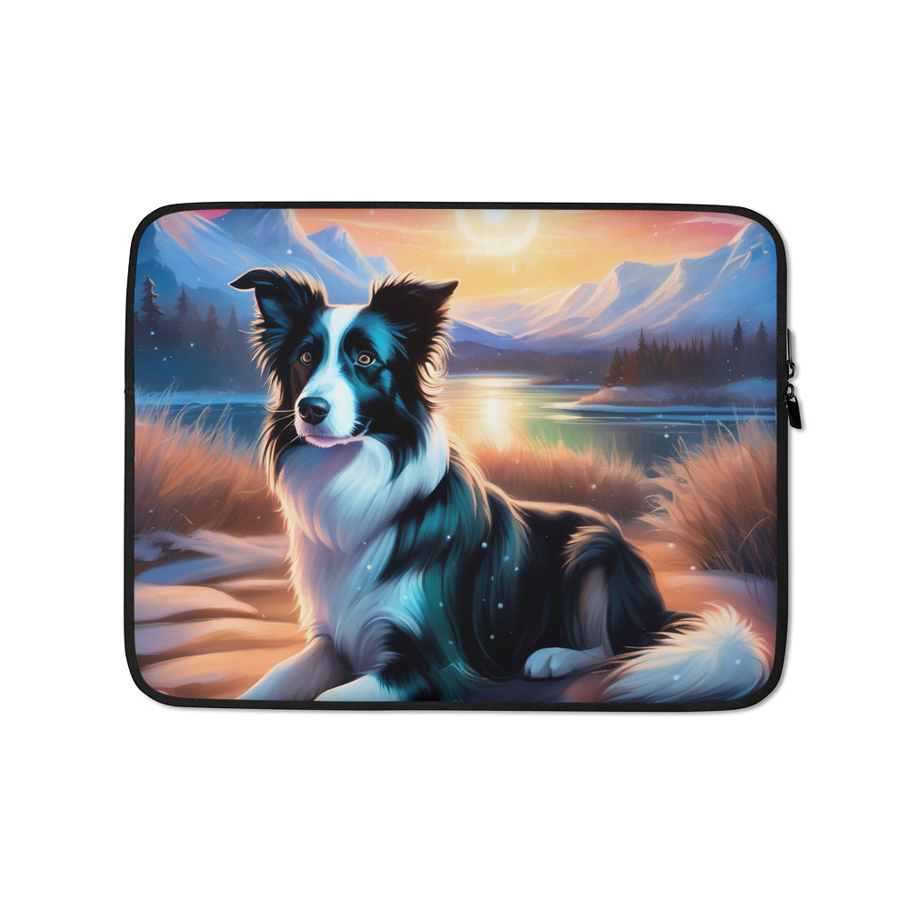 PugMug Custom Border Collie Laptop Sleeve