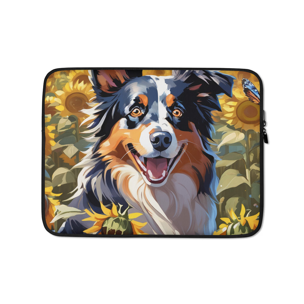 PugMug Custom Australian Shepherd Dog Laptop Sleeve