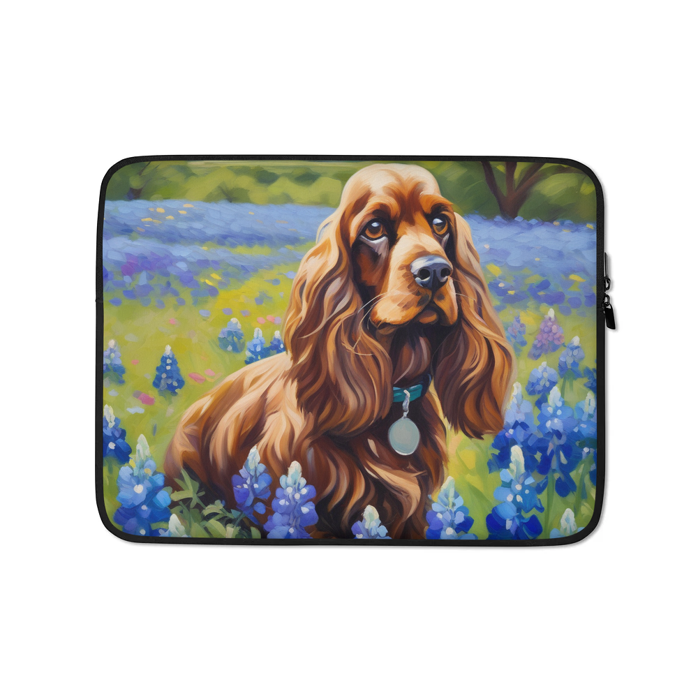 PugMug Custom English Cocker Spaniel Laptop Sleeve