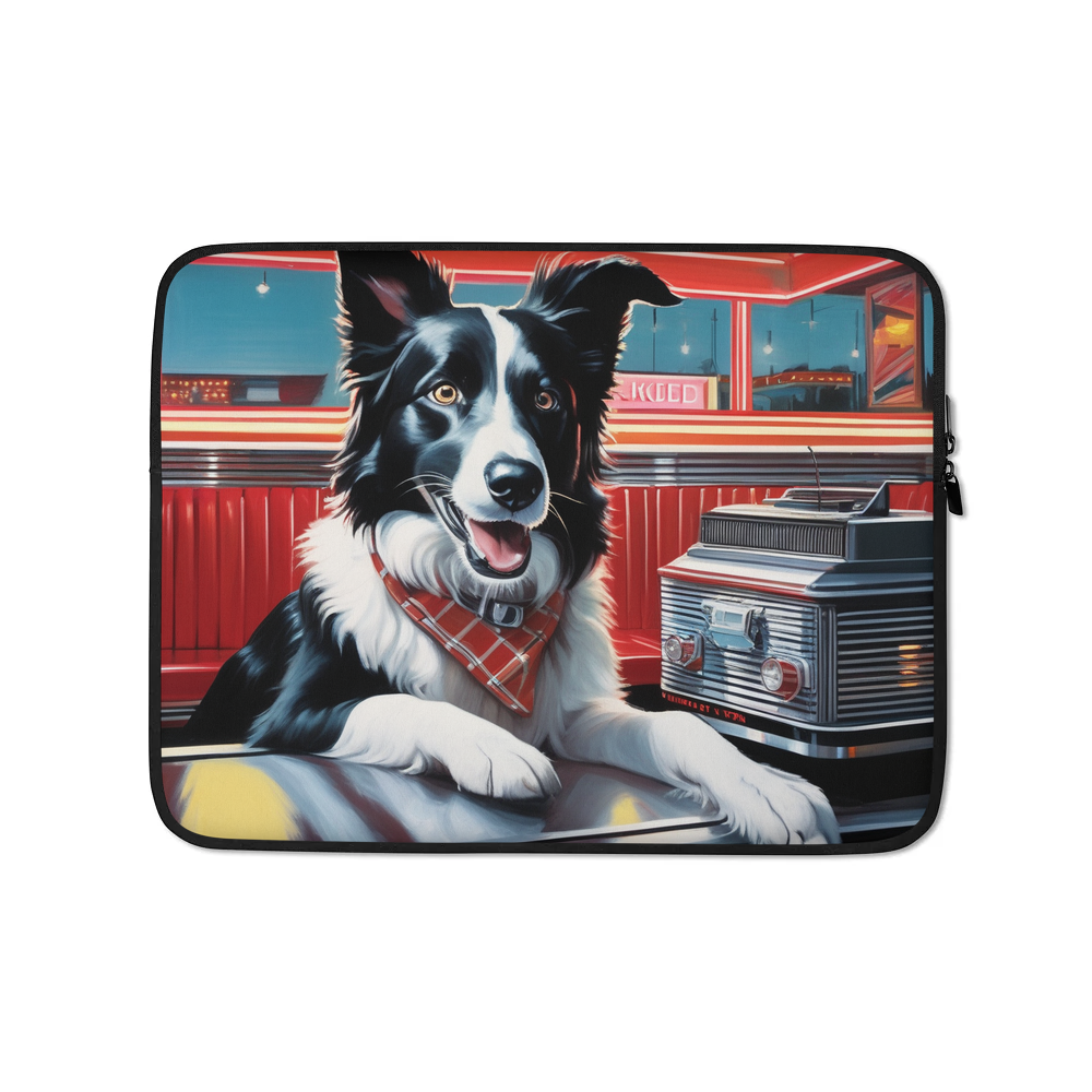 PugMug Custom Border Collie Laptop Sleeve