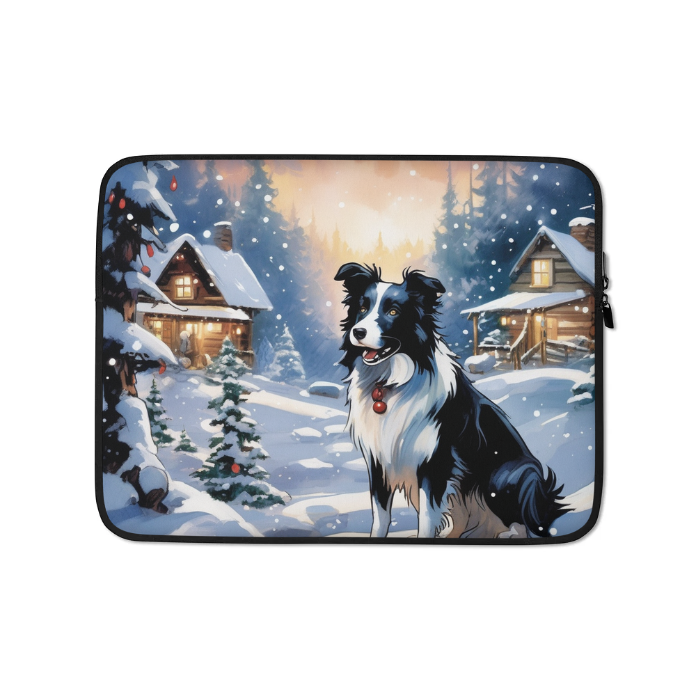 PugMug Custom Border Collie Laptop Sleeve