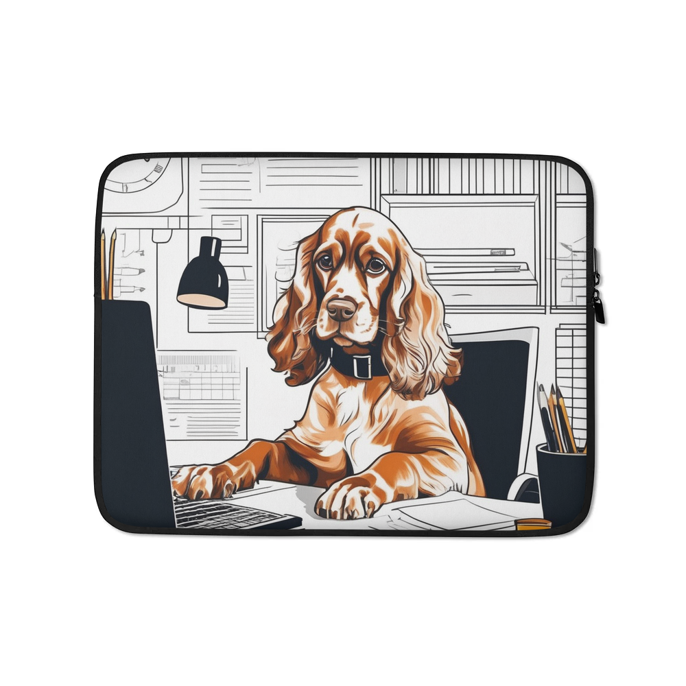 PugMug Custom Cocker Spaniel Laptop Sleeve