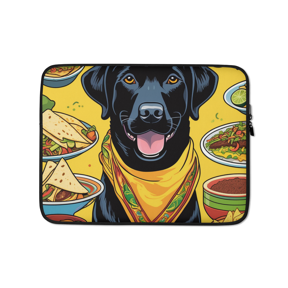 PugMug Custom Black Labrador Retriever Laptop Sleeve