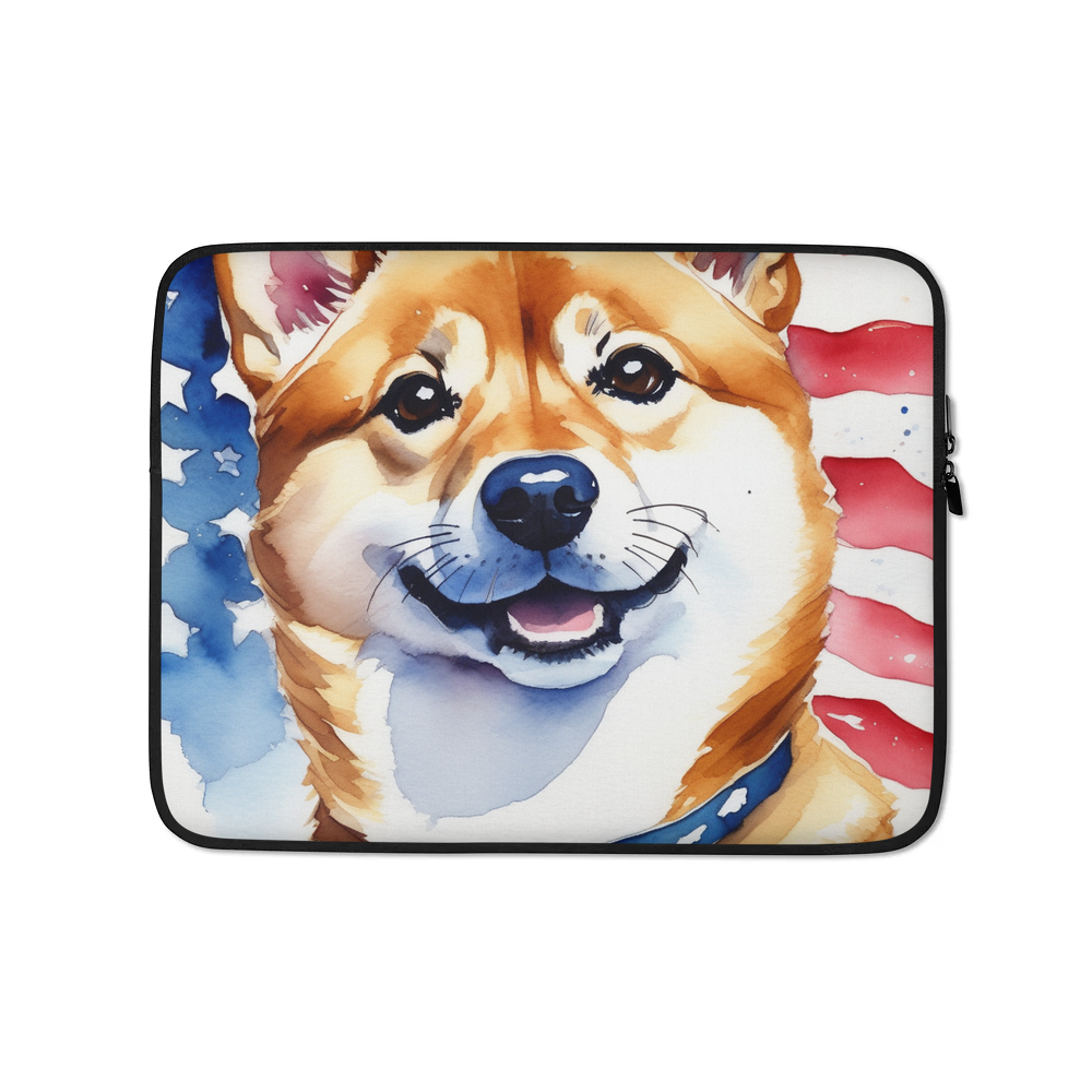 PugMug Custom Shiba Inu Laptop Sleeve