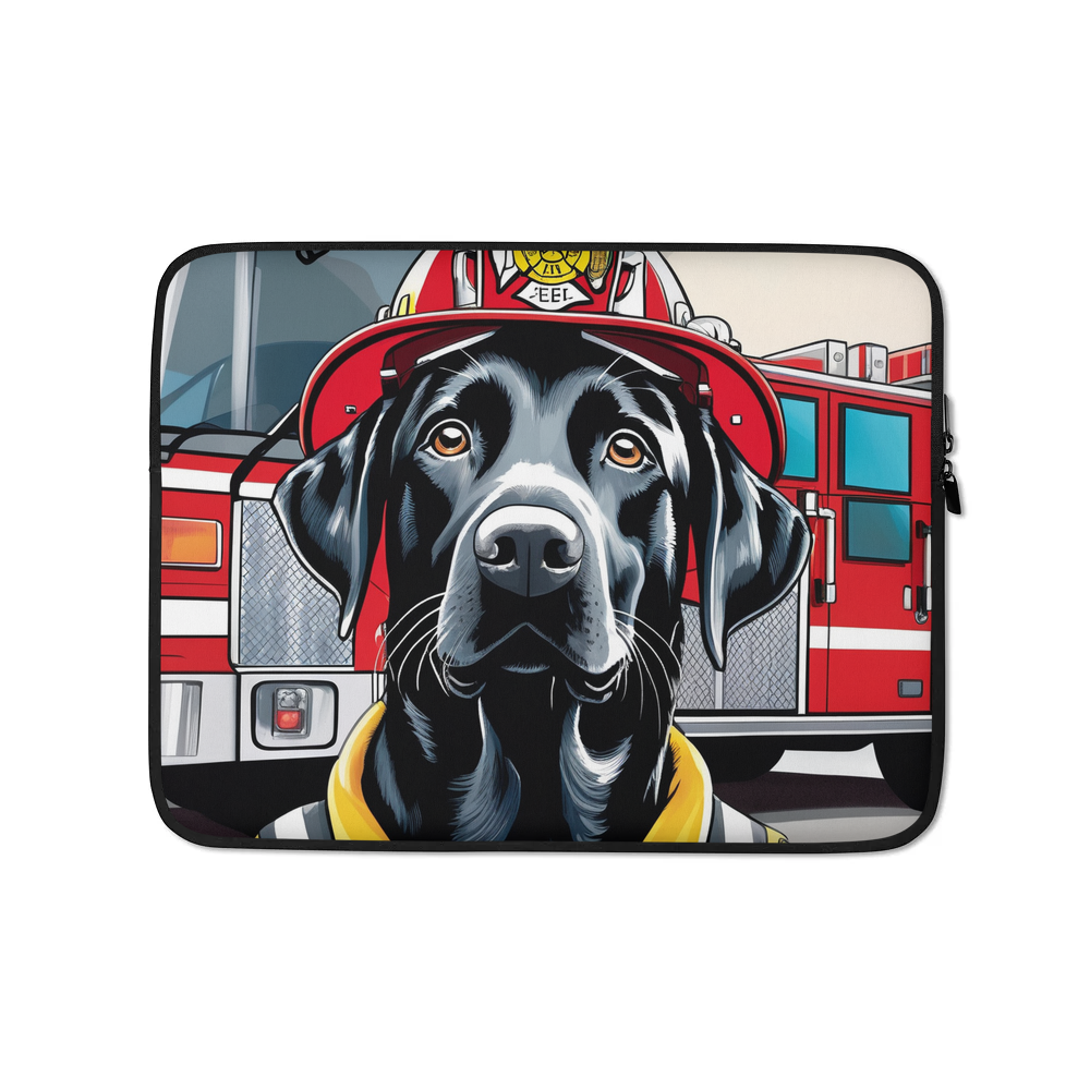 PugMug Custom Black Labrador Retriever Laptop Sleeve