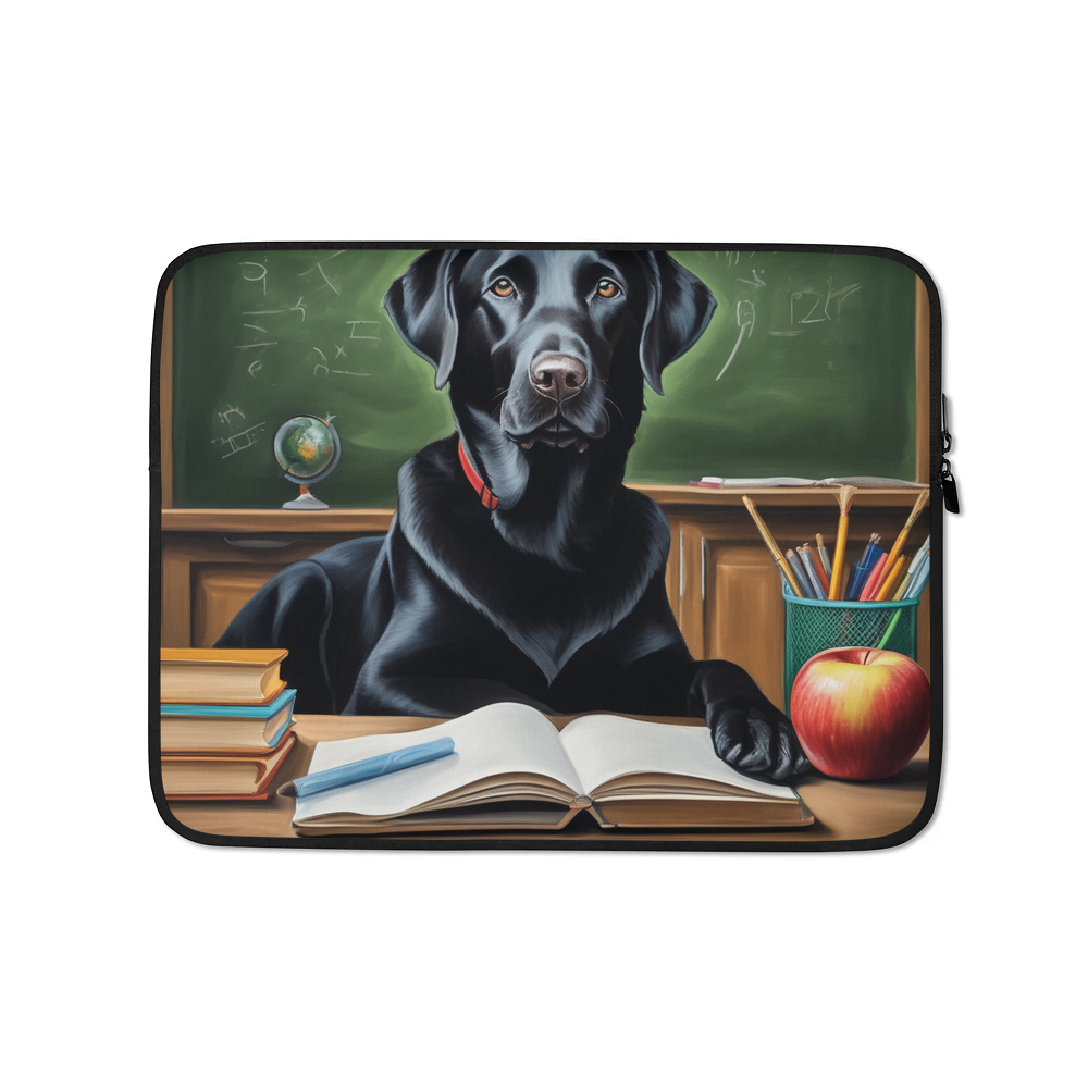 PugMug Custom Black Labrador Retriever Laptop Sleeve
