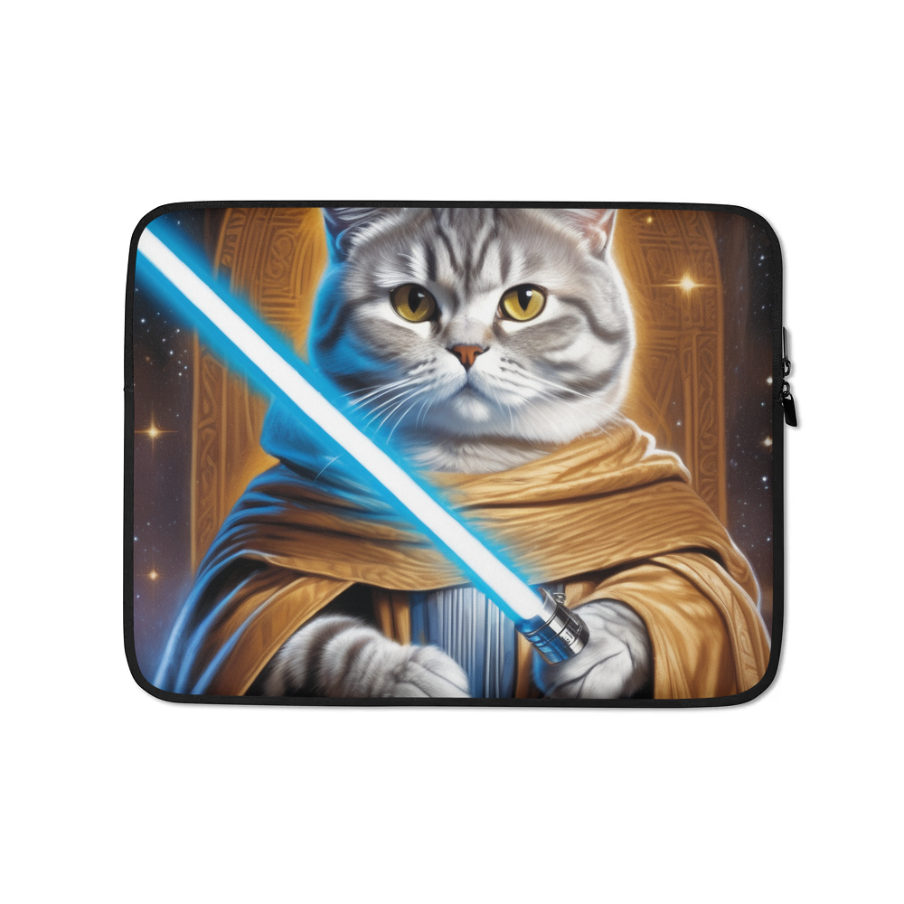 PugMug Custom Tabby British Shorthair Cat Laptop Sleeve