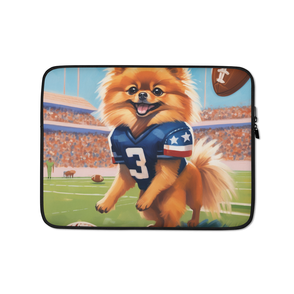 PugMug Custom Tan Pomeranian Laptop Sleeve