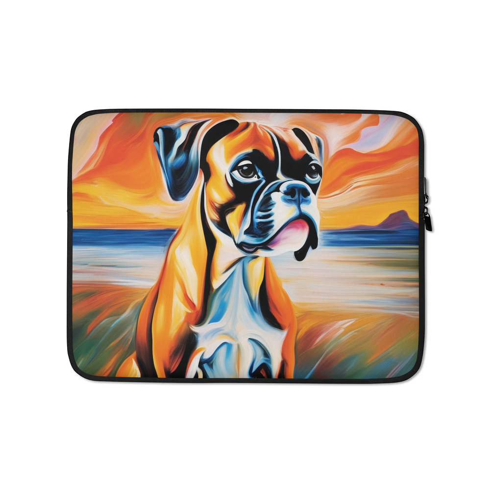 PugMug Custom Boxer Dog Laptop Sleeve