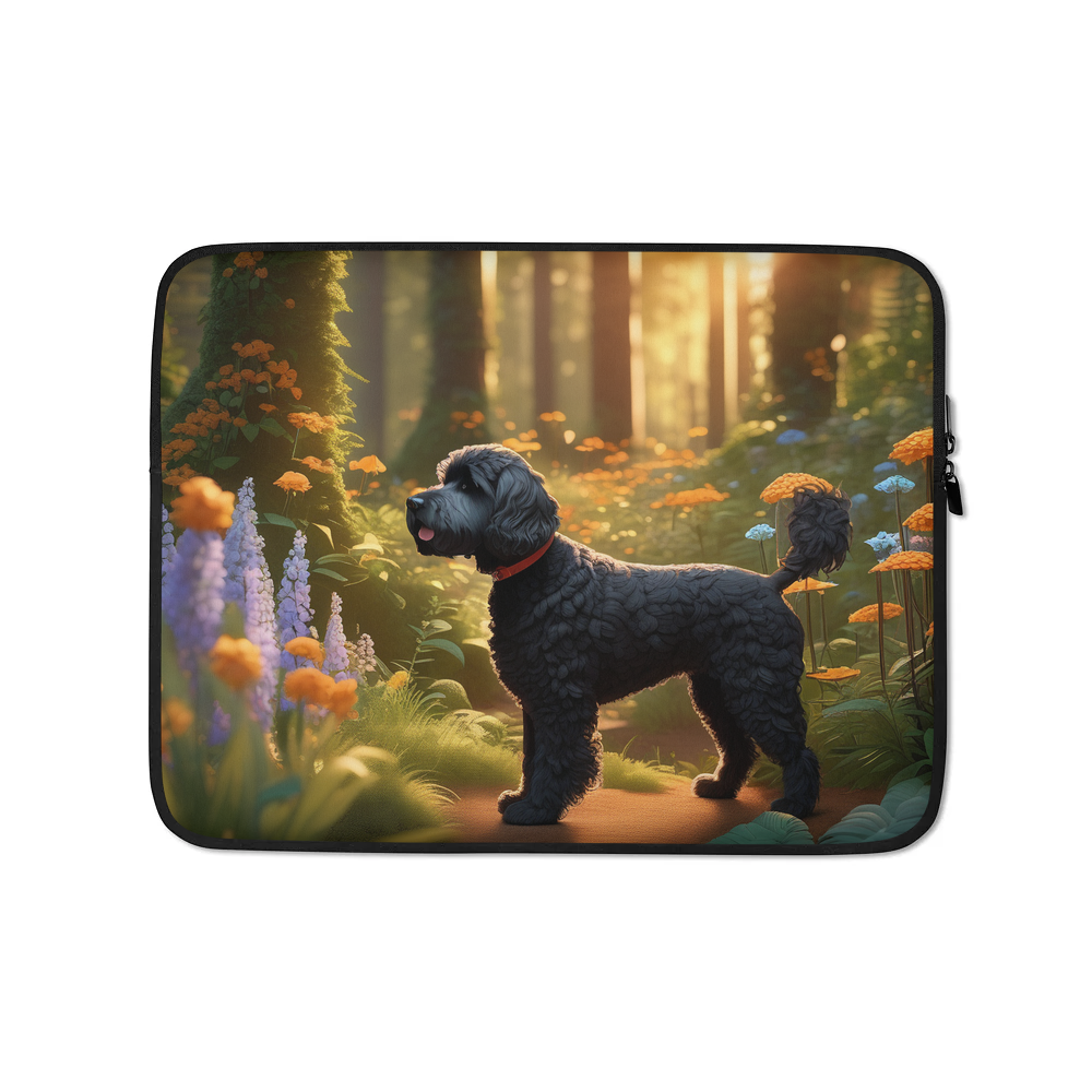 PugMug Custom Portuguese Water Dog Laptop Sleeve