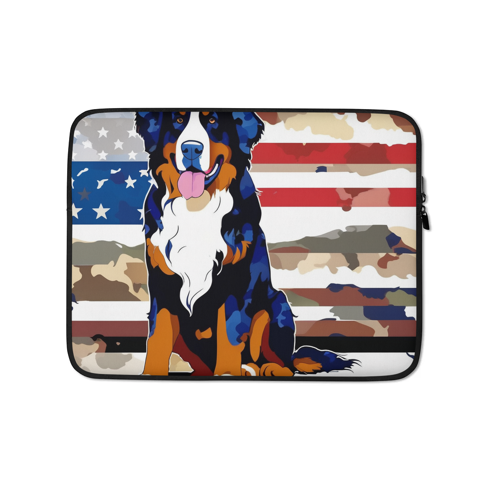 PugMug Custom Bernese Mountain Dog Laptop Sleeve