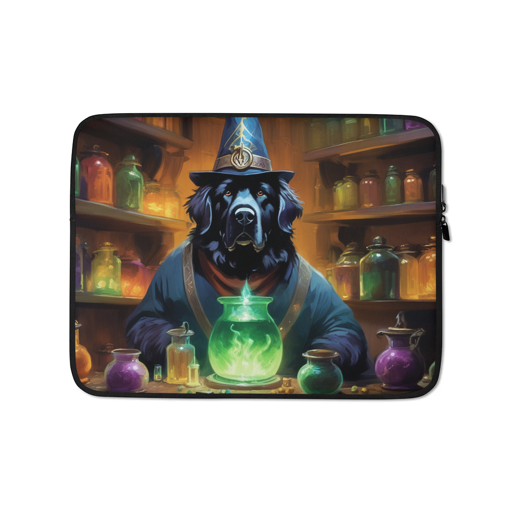 PugMug Custom Newfoundland Laptop Sleeve