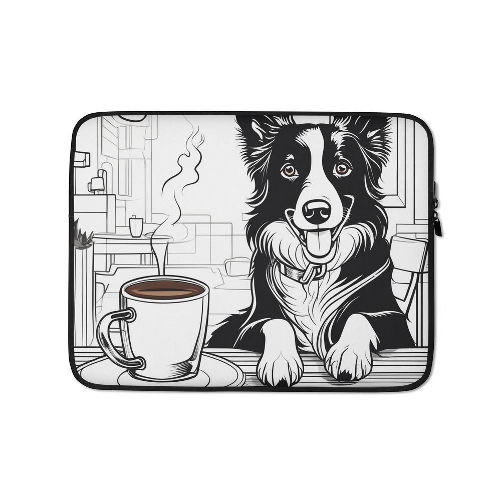PugMug Custom Border Collie Laptop Sleeve
