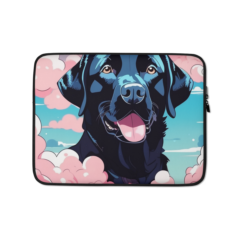 PugMug Custom Black Labrador Retriever Laptop Sleeve