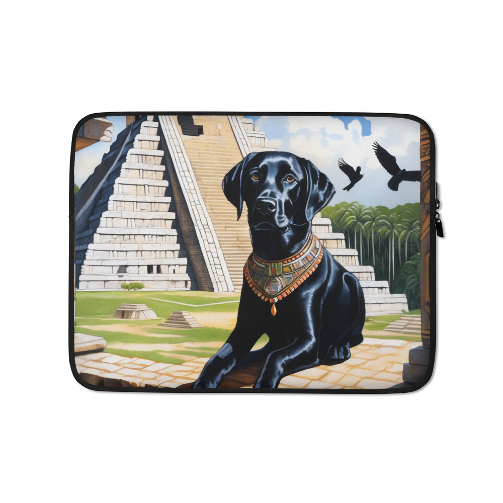 PugMug Custom Black Labrador Retriever Laptop Sleeve