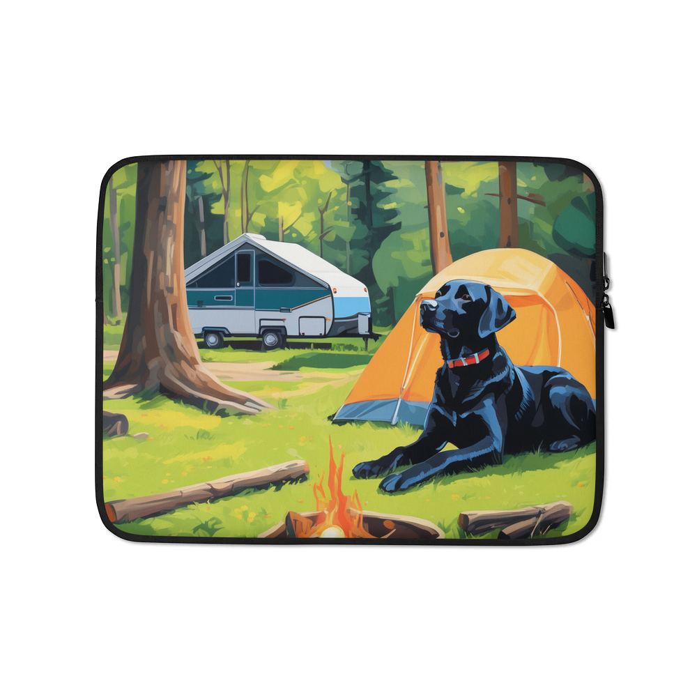 PugMug Custom Black Labrador Retriever Laptop Sleeve