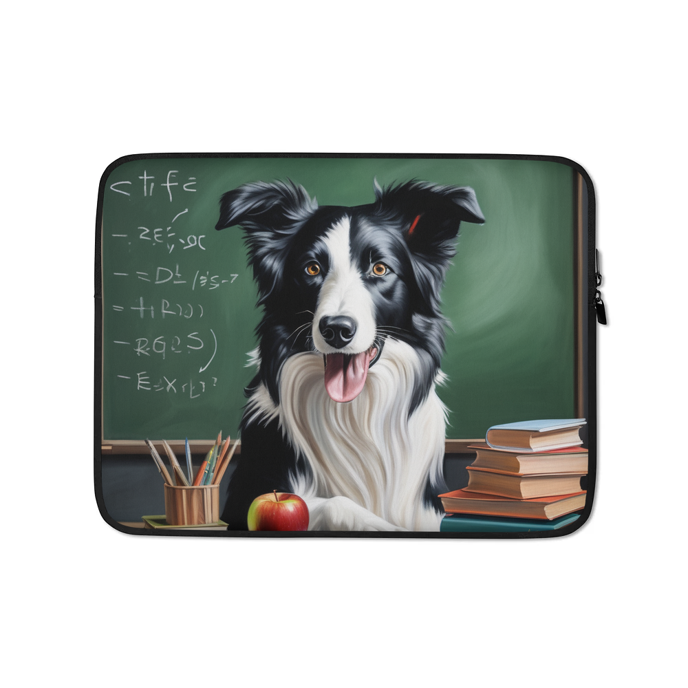 PugMug Custom Border Collie Laptop Sleeve