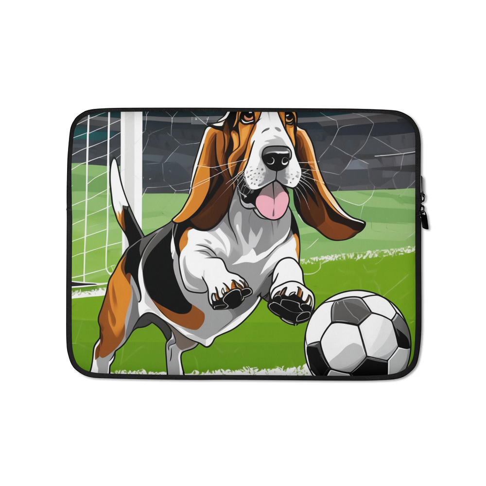 PugMug Custom Basset Hound Laptop Sleeve