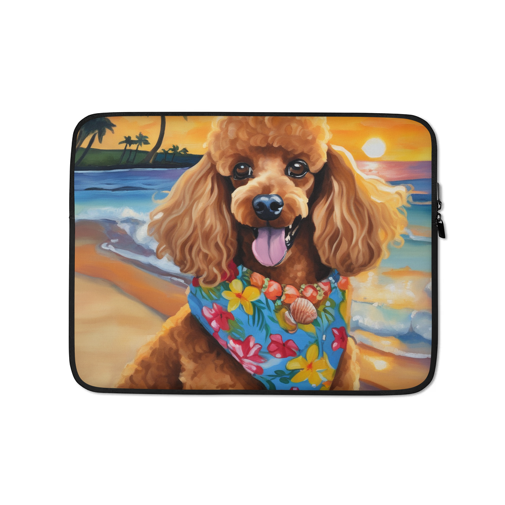 PugMug Custom Tan Poodle Laptop Sleeve