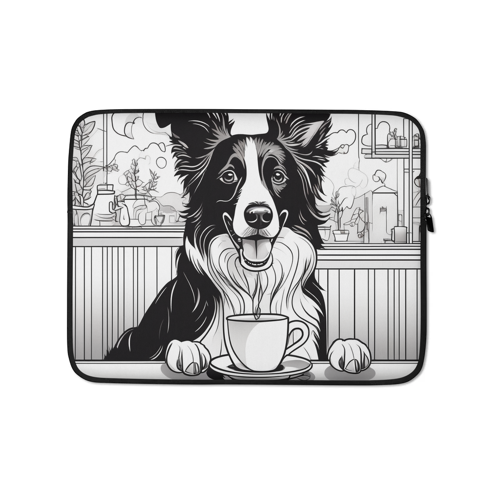 PugMug Custom Border Collie Laptop Sleeve