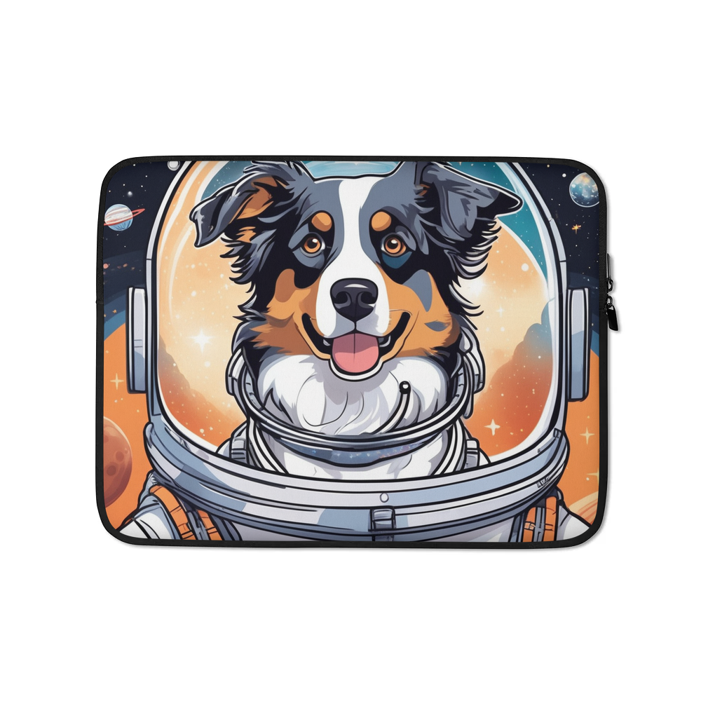 PugMug Custom Australian Shepherd Dog Laptop Sleeve