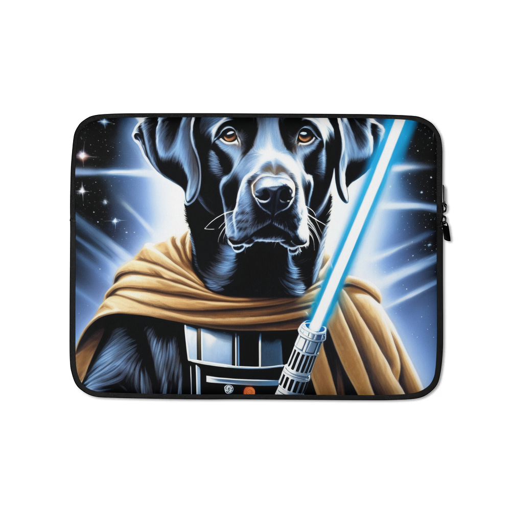 PugMug Custom Black Labrador Retriever Laptop Sleeve