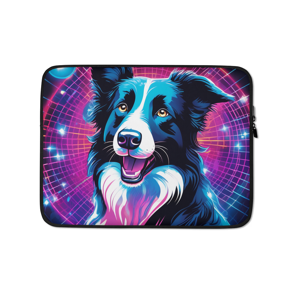 PugMug Custom Border Collie Laptop Sleeve