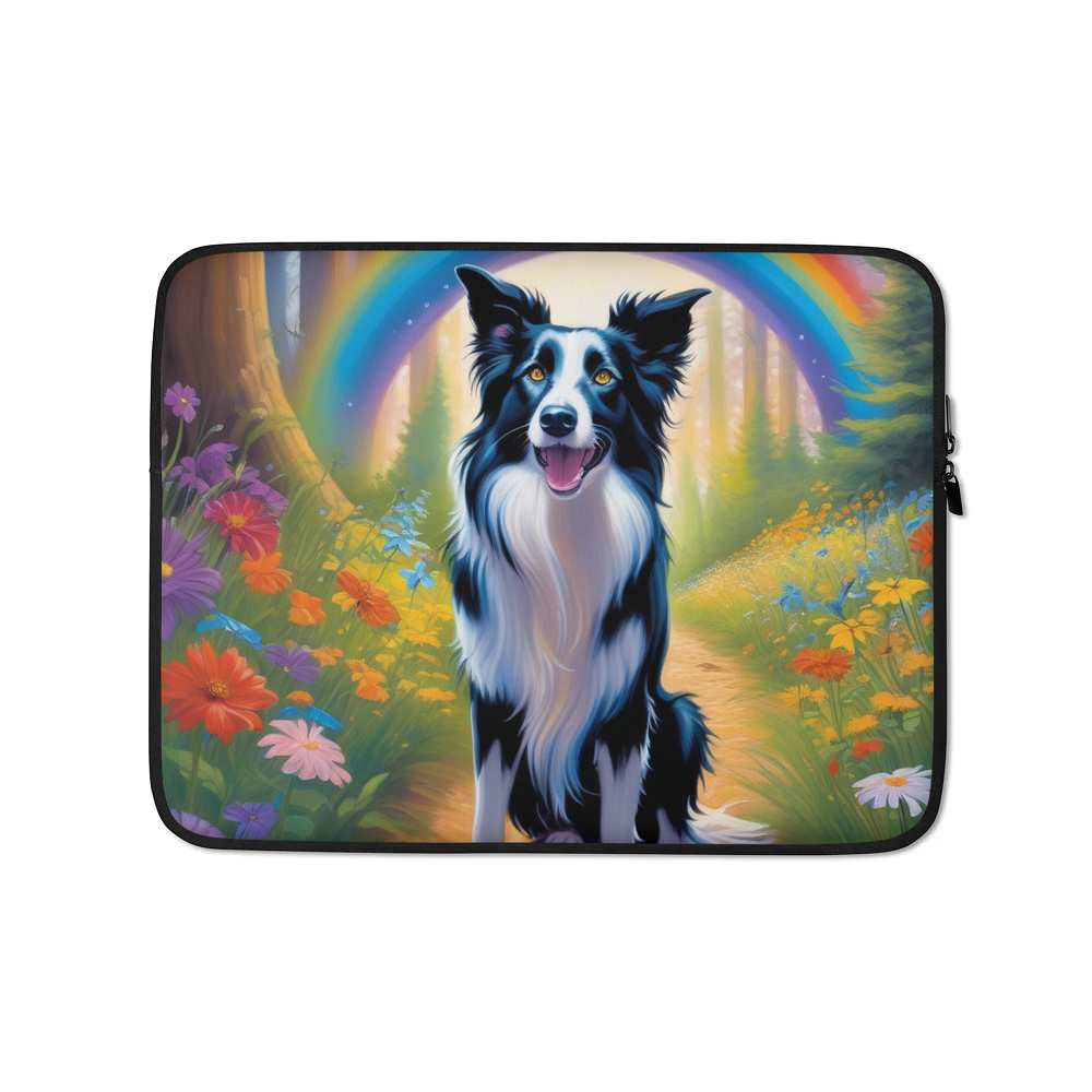 PugMug Custom Border Collie Laptop Sleeve