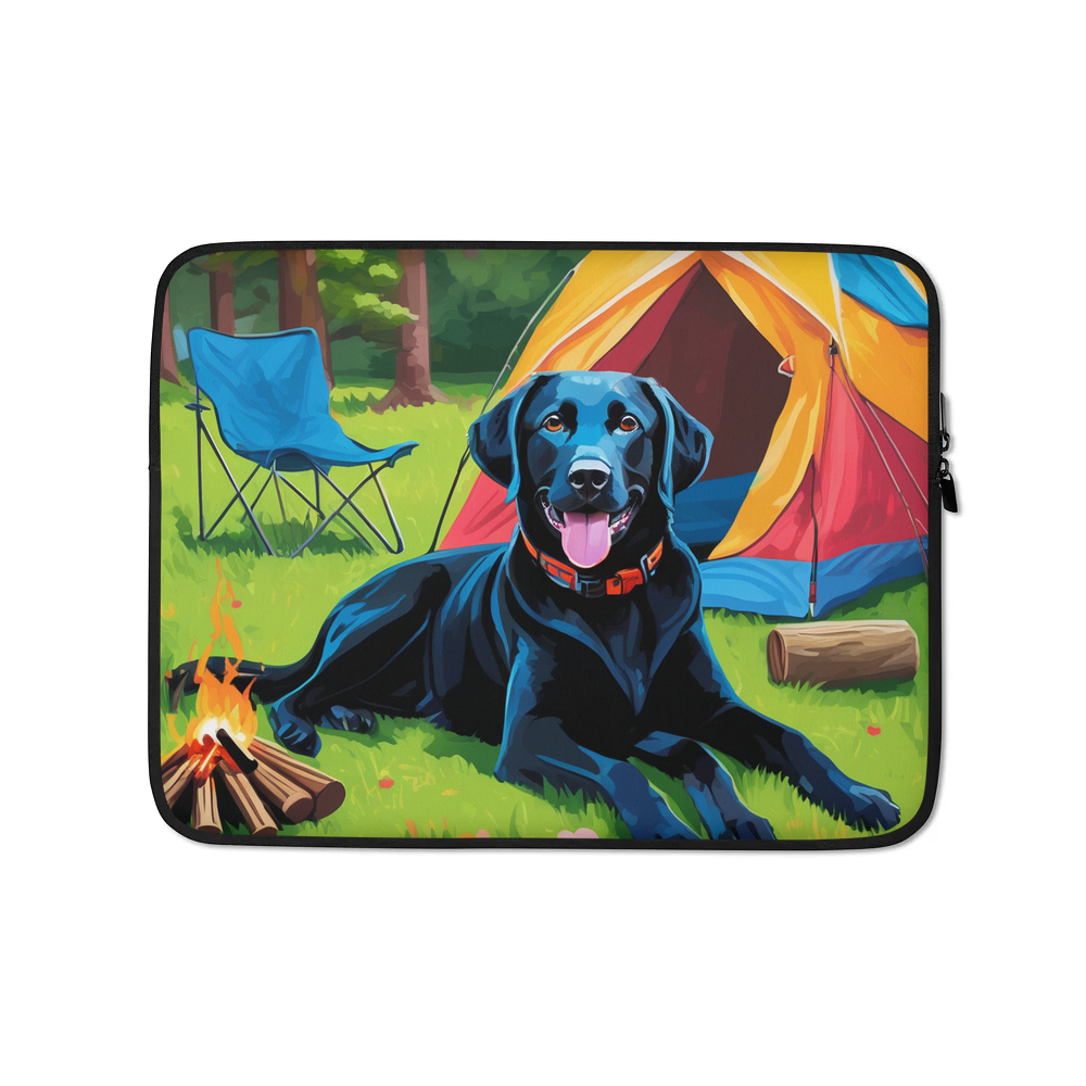 PugMug Custom Black Labrador Retriever Laptop Sleeve