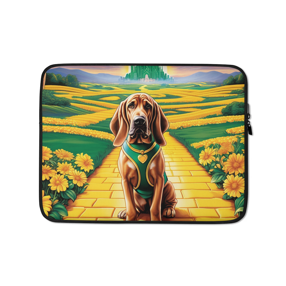 PugMug Custom Bloodhound Laptop Sleeve