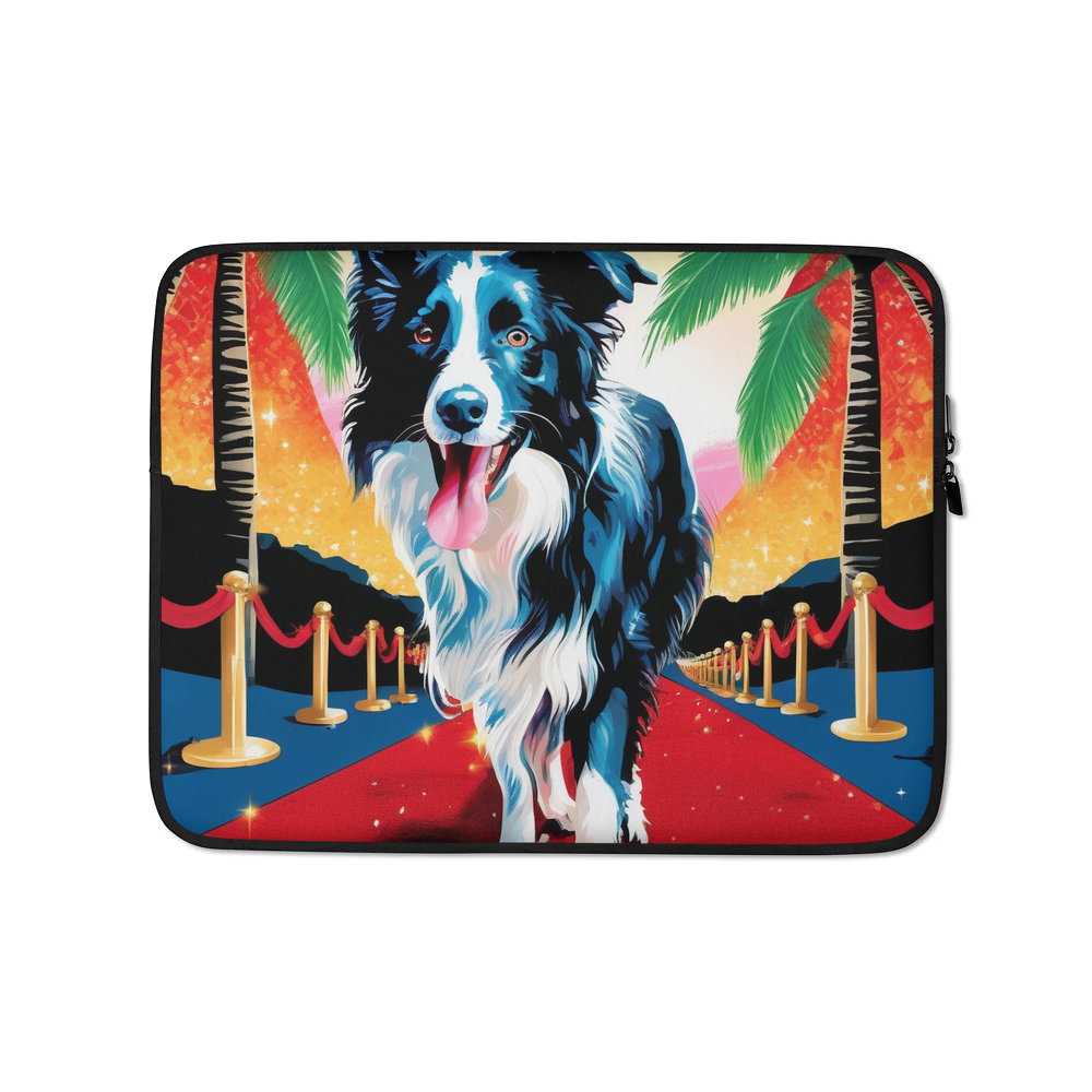 PugMug Custom Border Collie Laptop Sleeve