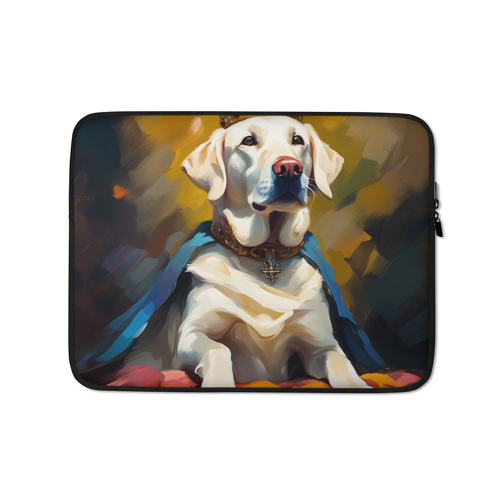 PugMug Custom White Labrador Retriever Laptop Sleeve