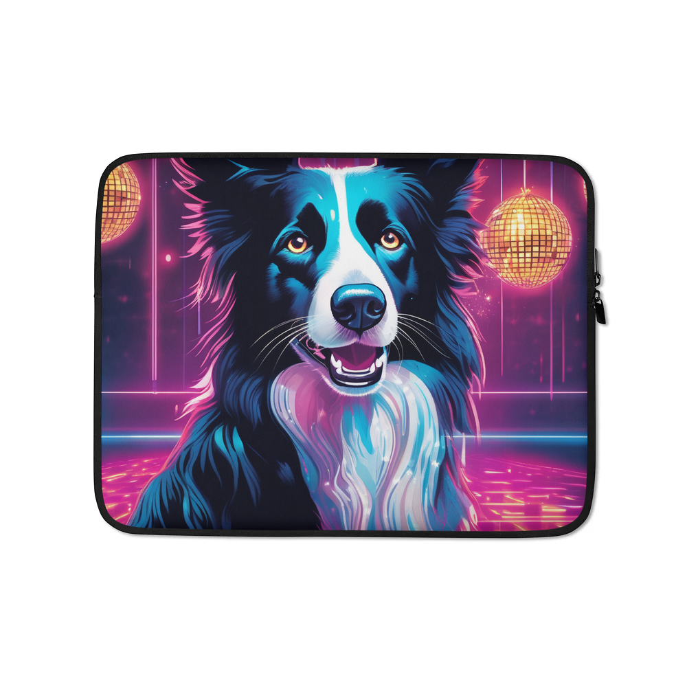 PugMug Custom Border Collie Laptop Sleeve